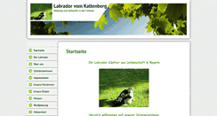 Desktop Screenshot of labrador-kaltenberg.de